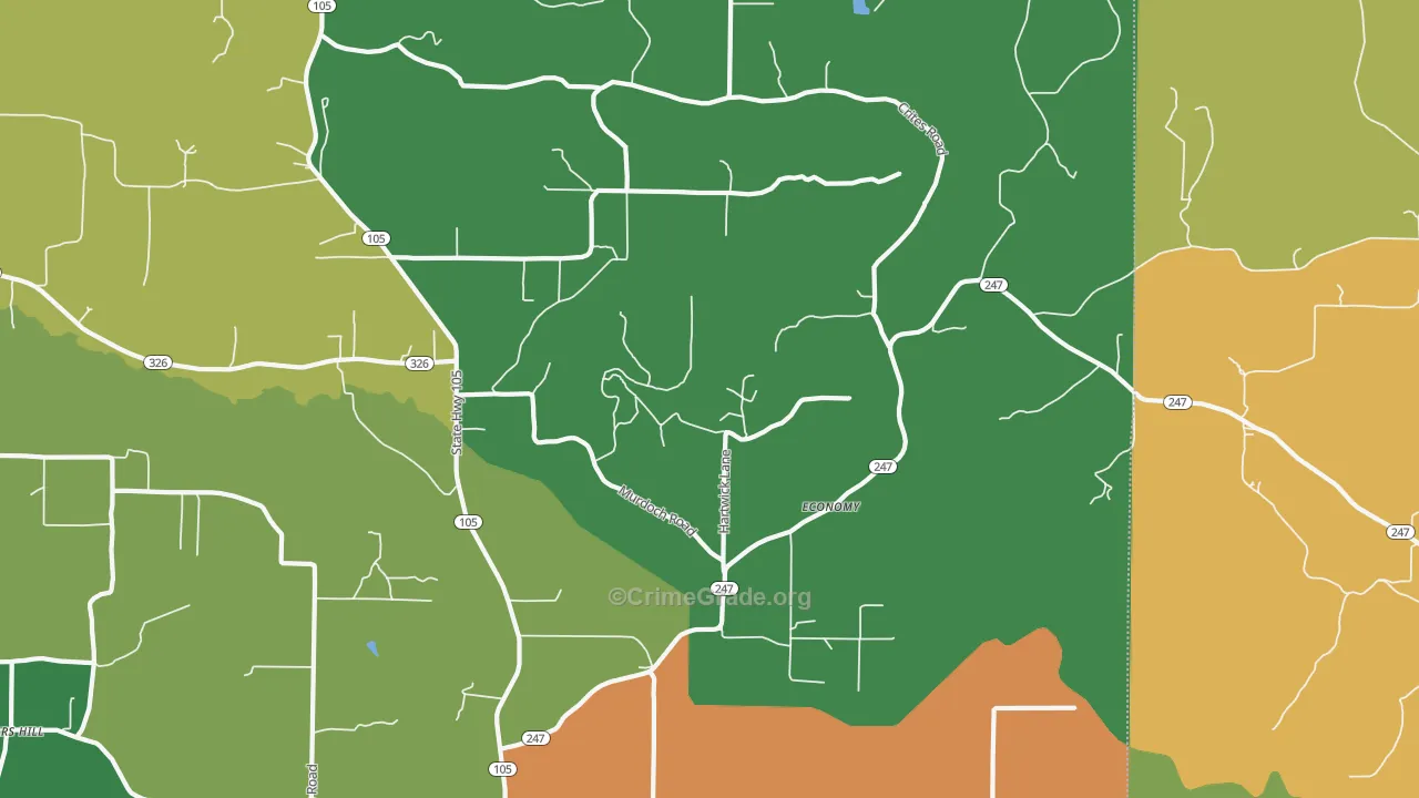Economy, AR Map of Murder Rates
