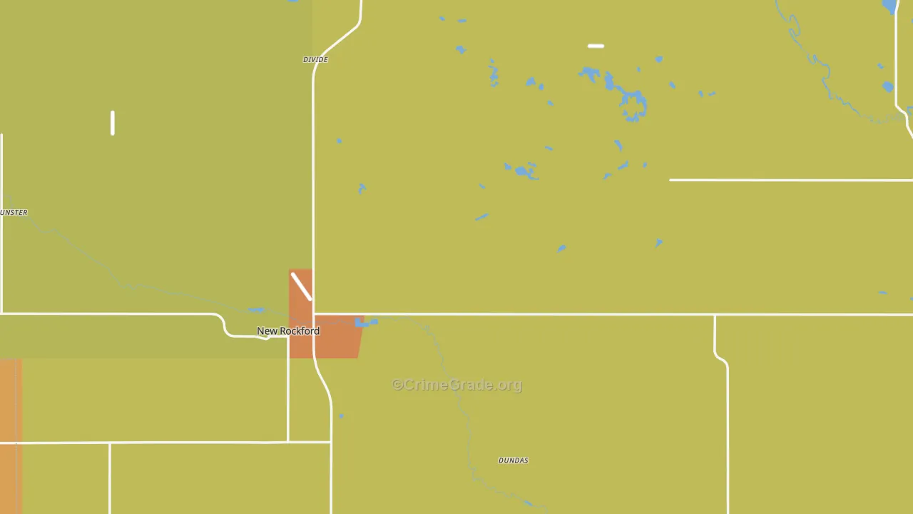 Eddy County, ND Map of Murder Rates