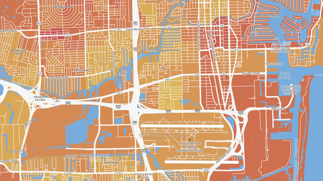 Edgewood, Fort Lauderdale, FL Map of Murder Rates