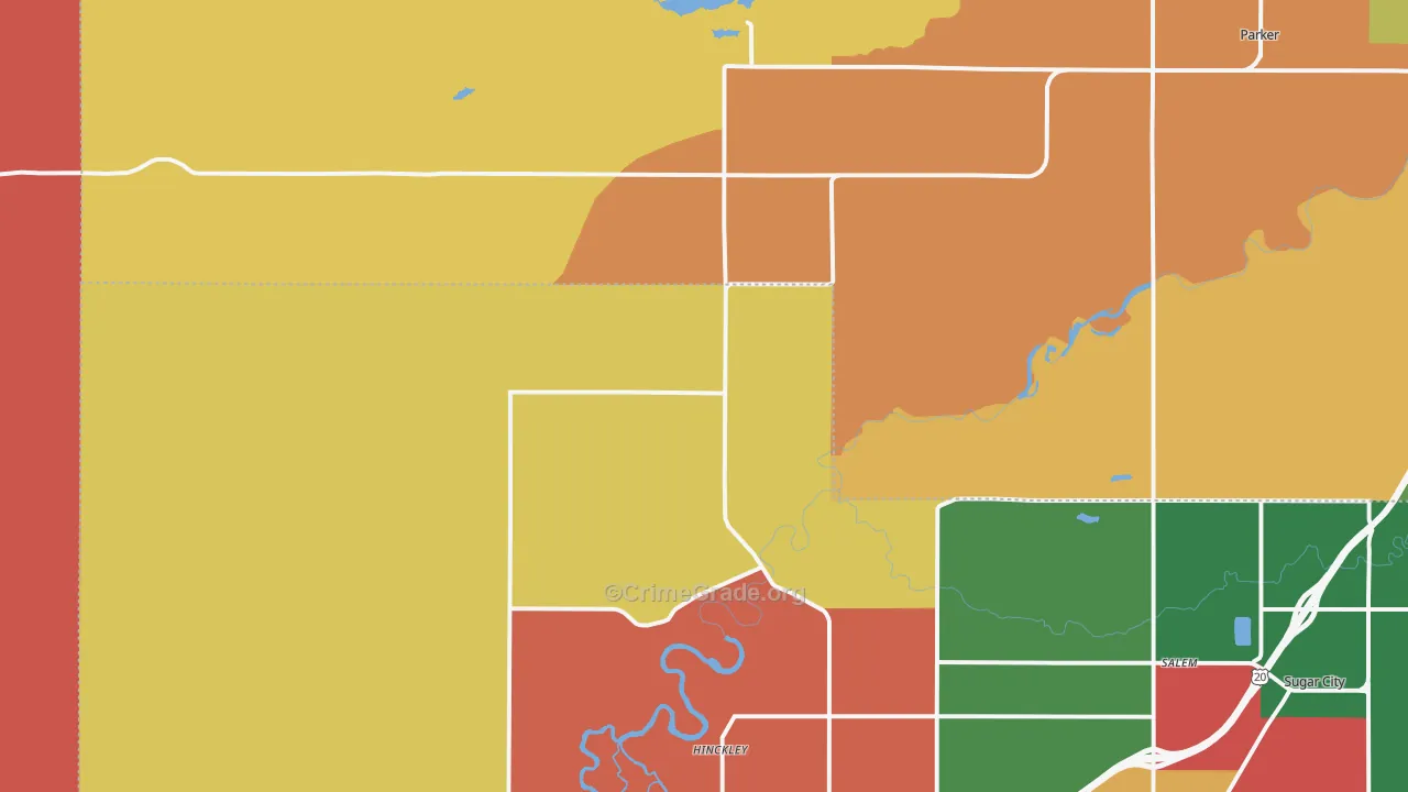 Edmonds, ID Map of Murder Rates
