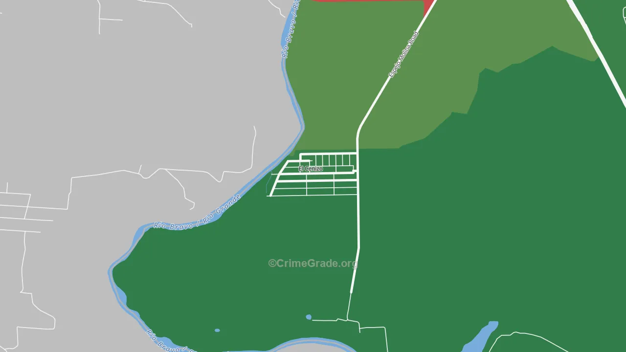 El Cenizo, TX Map of Murder Rates