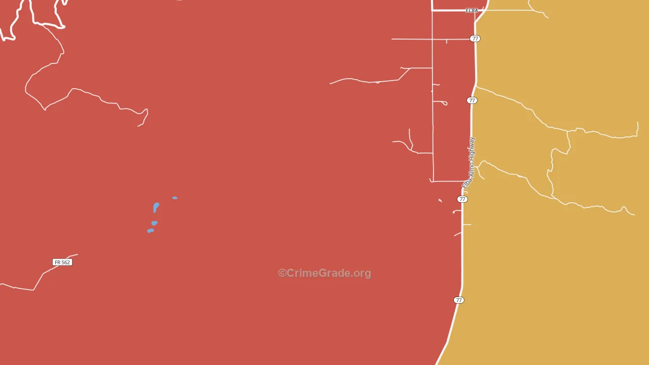 Elba, ID Map of Murder Rates