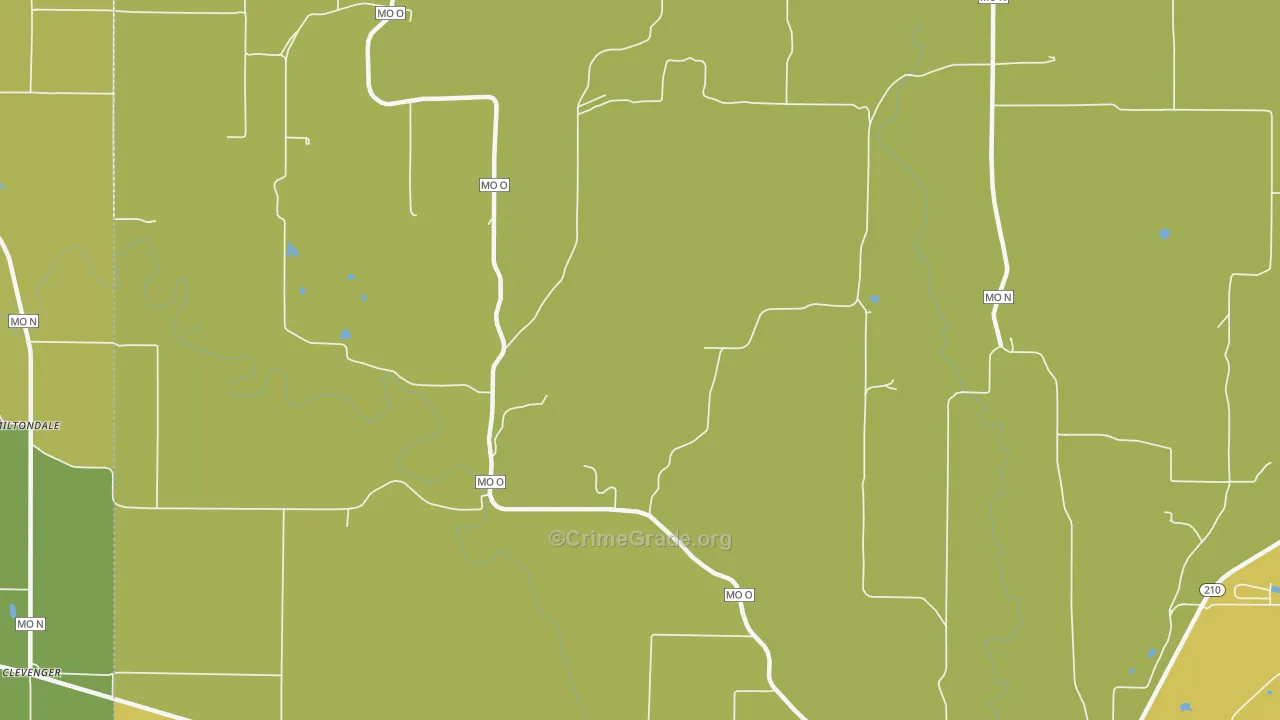 Elkhorn, MO Map of Murder Rates