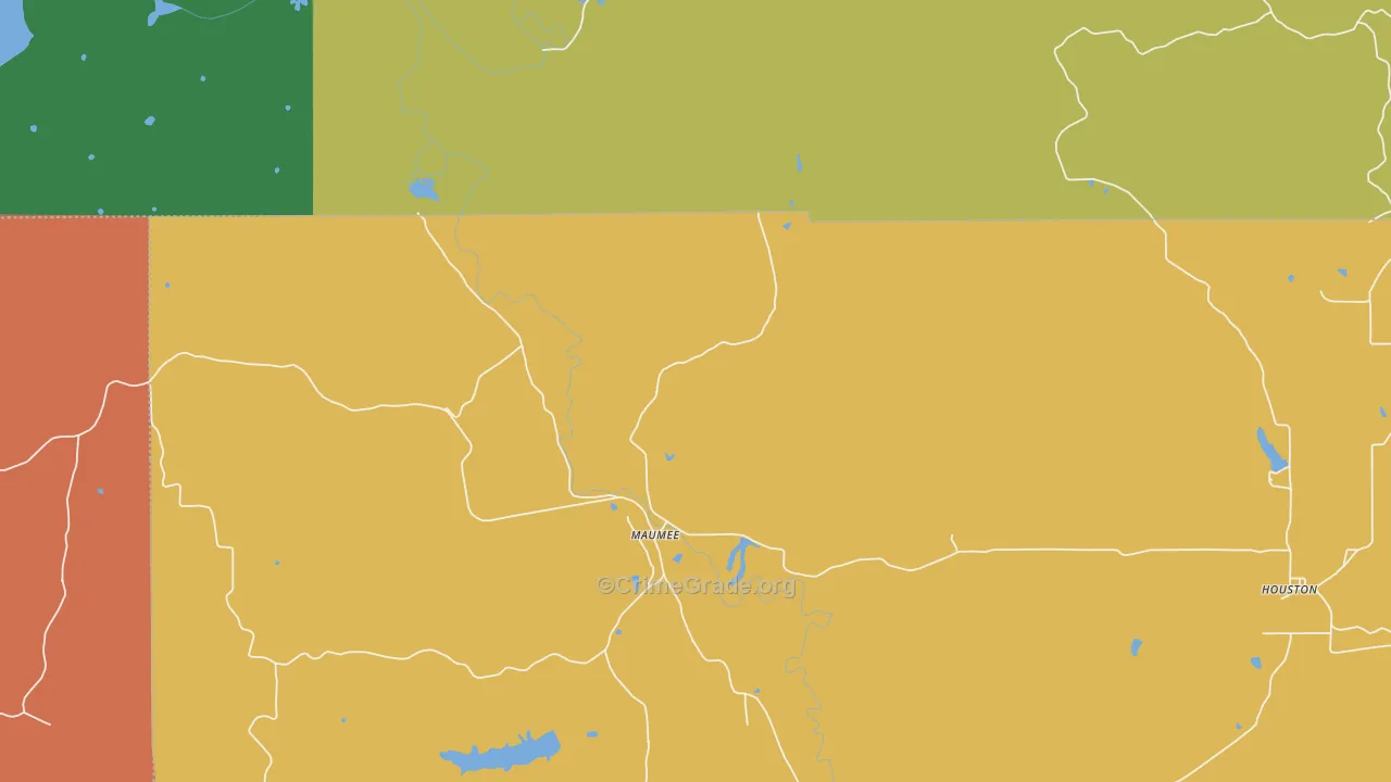 Elkinsville, IN Map of Murder Rates