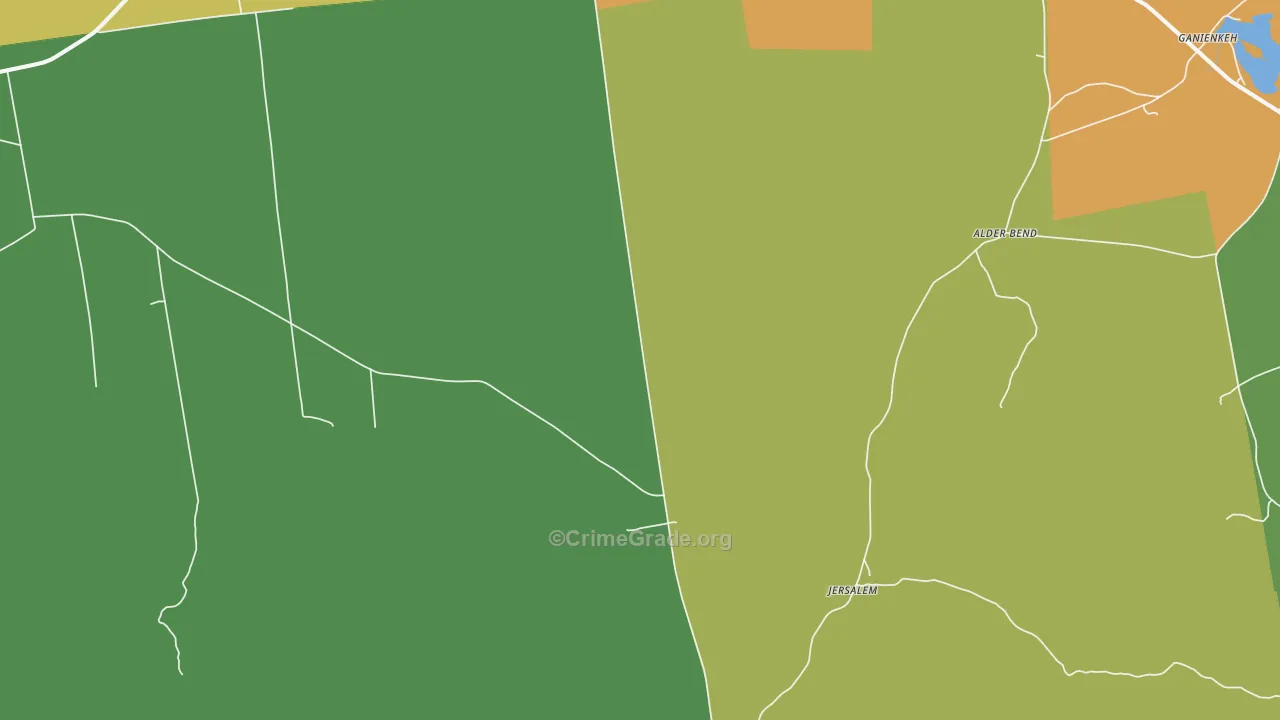 Ellenburg Depot, NY Map of Murder Rates