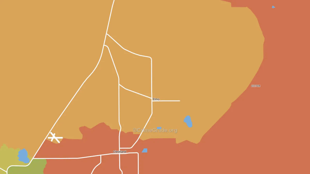 Elmo, UT Map of Murder Rates