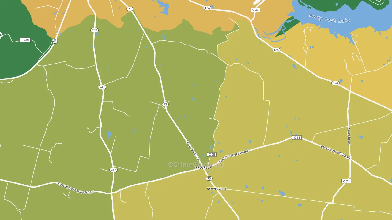 Elmville, OH Map of Murder Rates