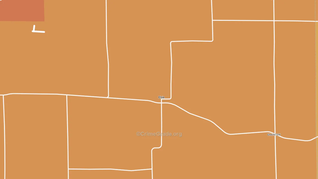 Elsie, NE Map of Murder Rates
