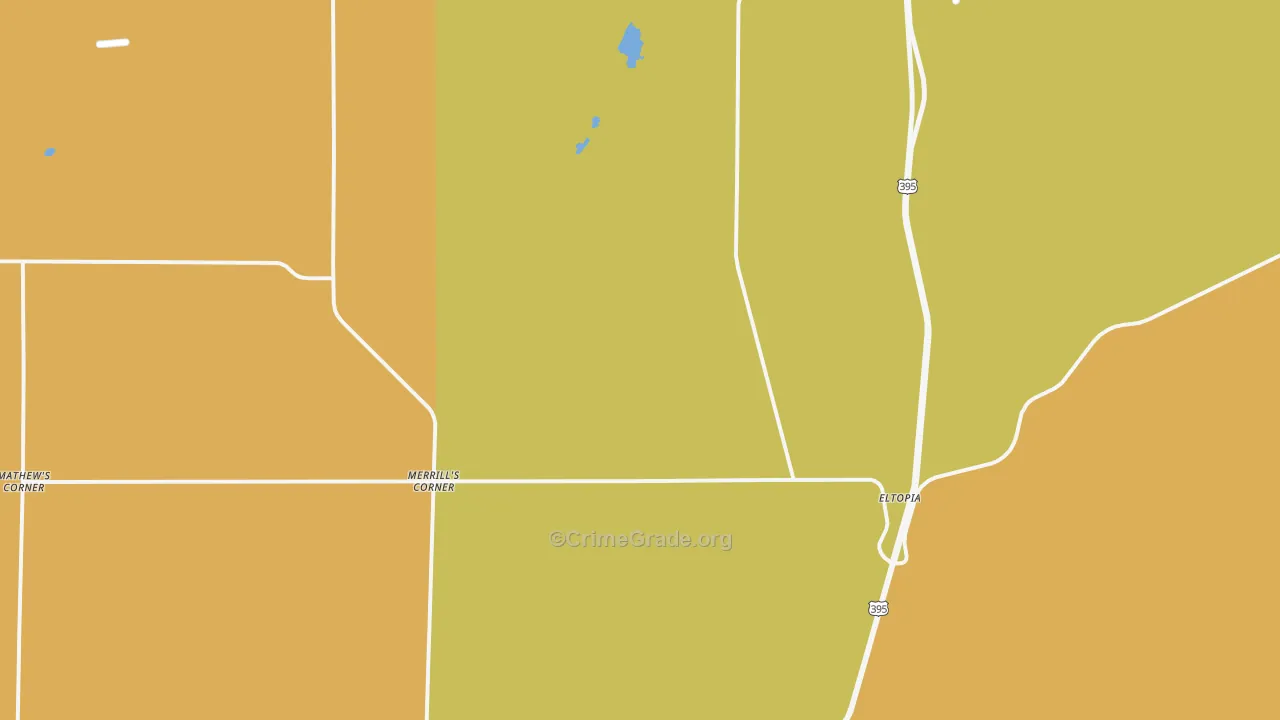Eltopia, WA Map of Murder Rates