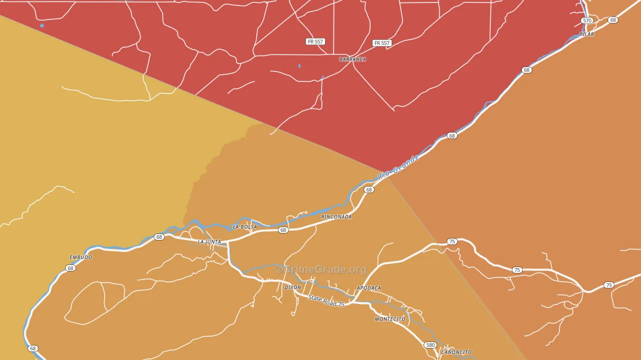 Embudo, NM Map of Murder Rates