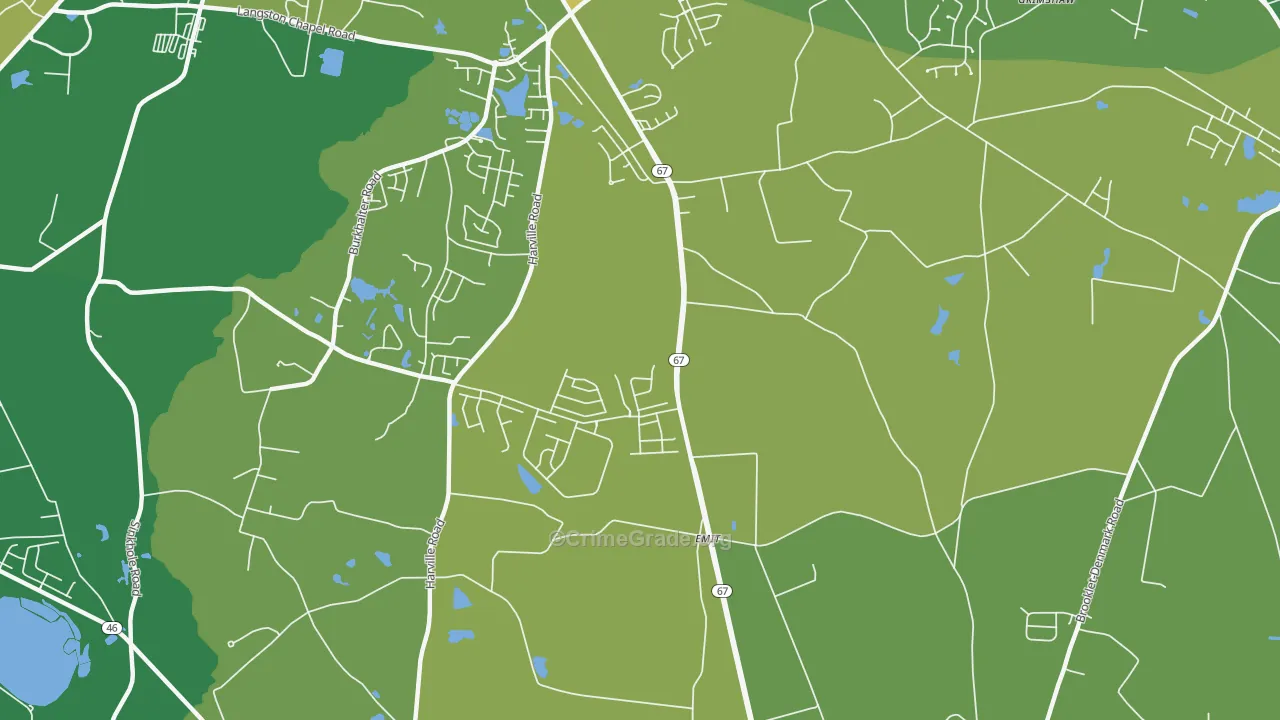 Emit, GA Map of Murder Rates