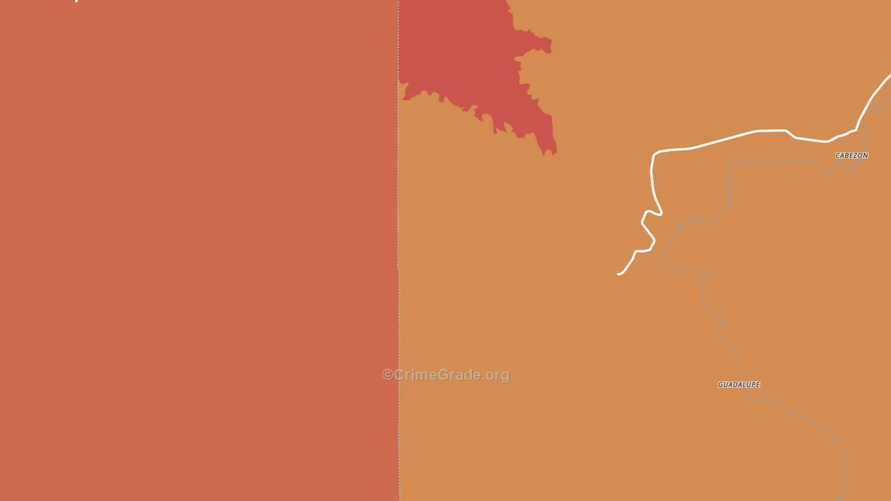 Encinal, NM Map of Murder Rates
