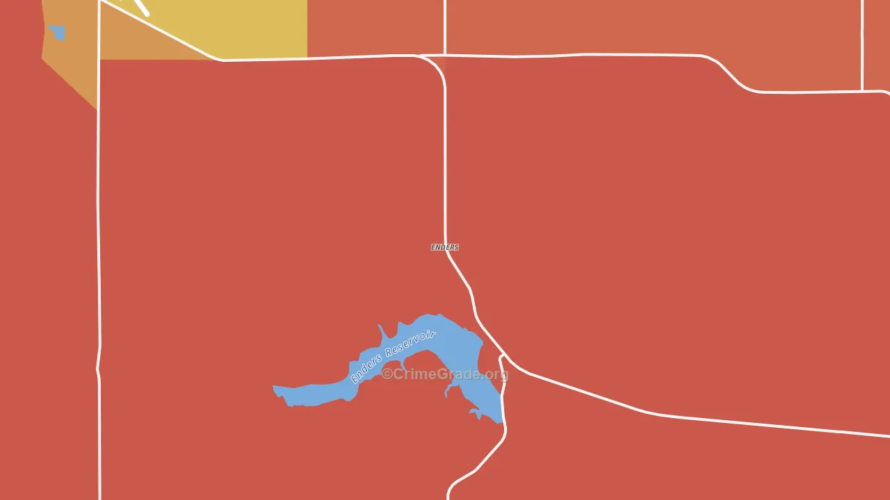 Enders, NE Map of Murder Rates