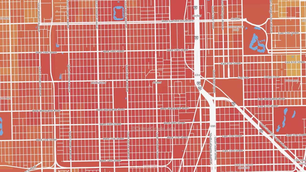 Englewood, Chicago, IL Map of Murder Rates