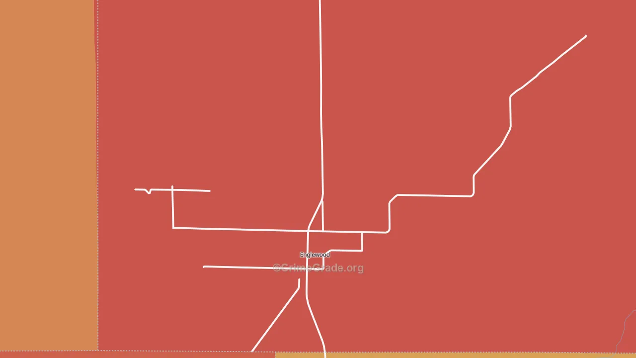 Englewood, KS Map of Murder Rates