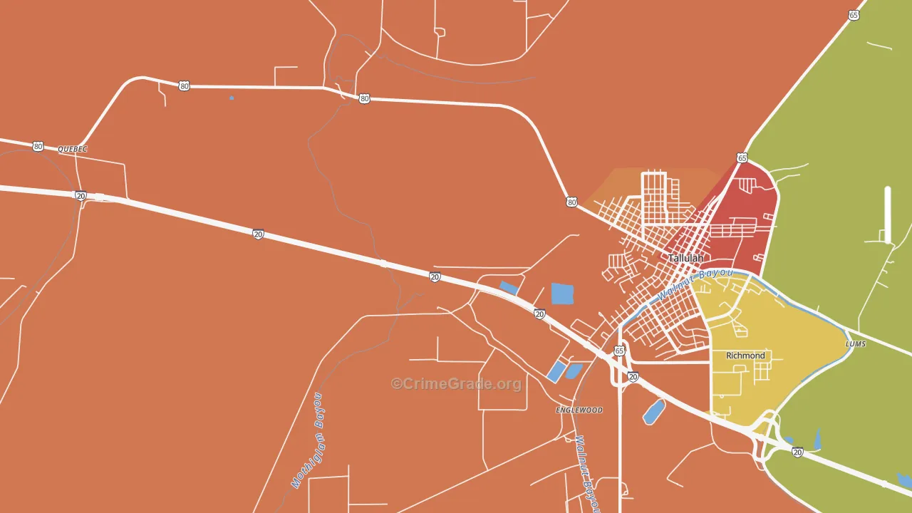 Englewood, LA Map of Murder Rates