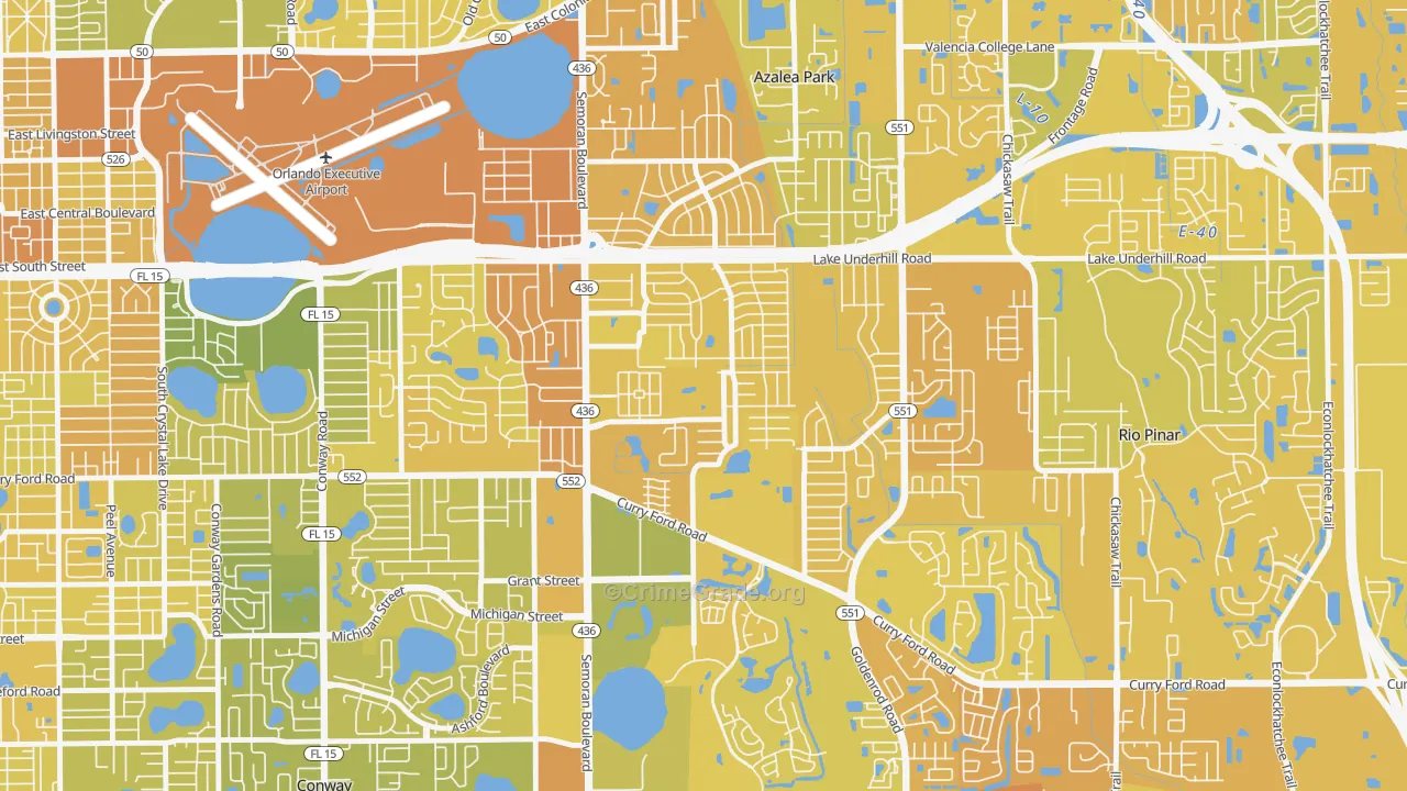 Englewood Park, Orlando, FL Map of Murder Rates