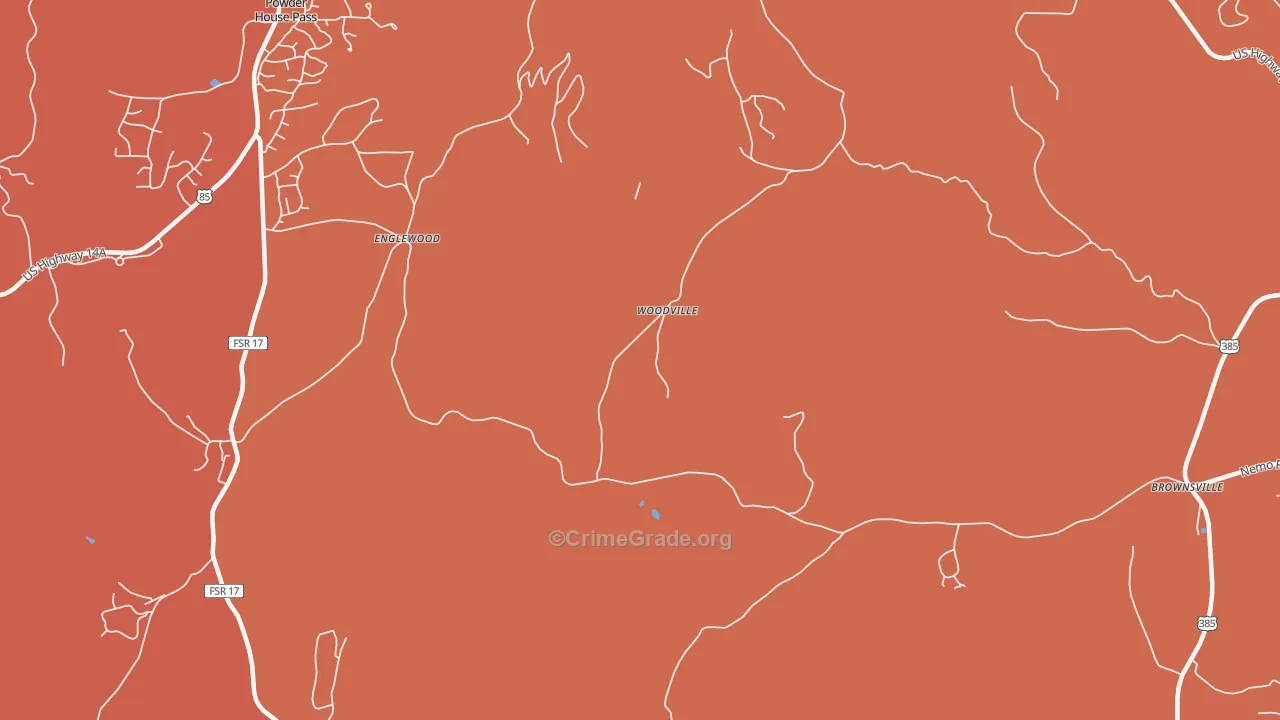 Englewood, SD Map of Murder Rates