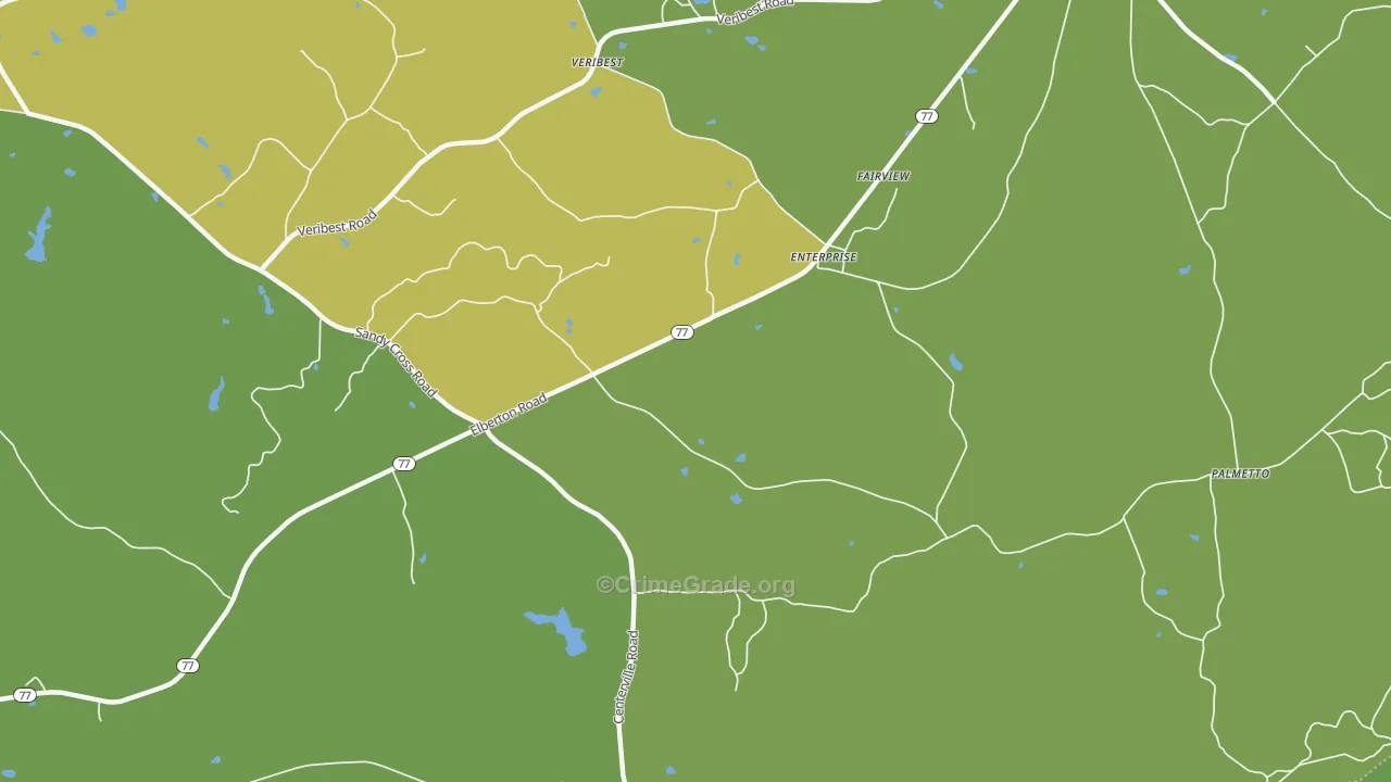 Enterprise, GA Map of Murder Rates
