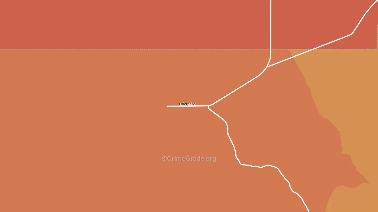 Enterprise, UT Map of Murder Rates