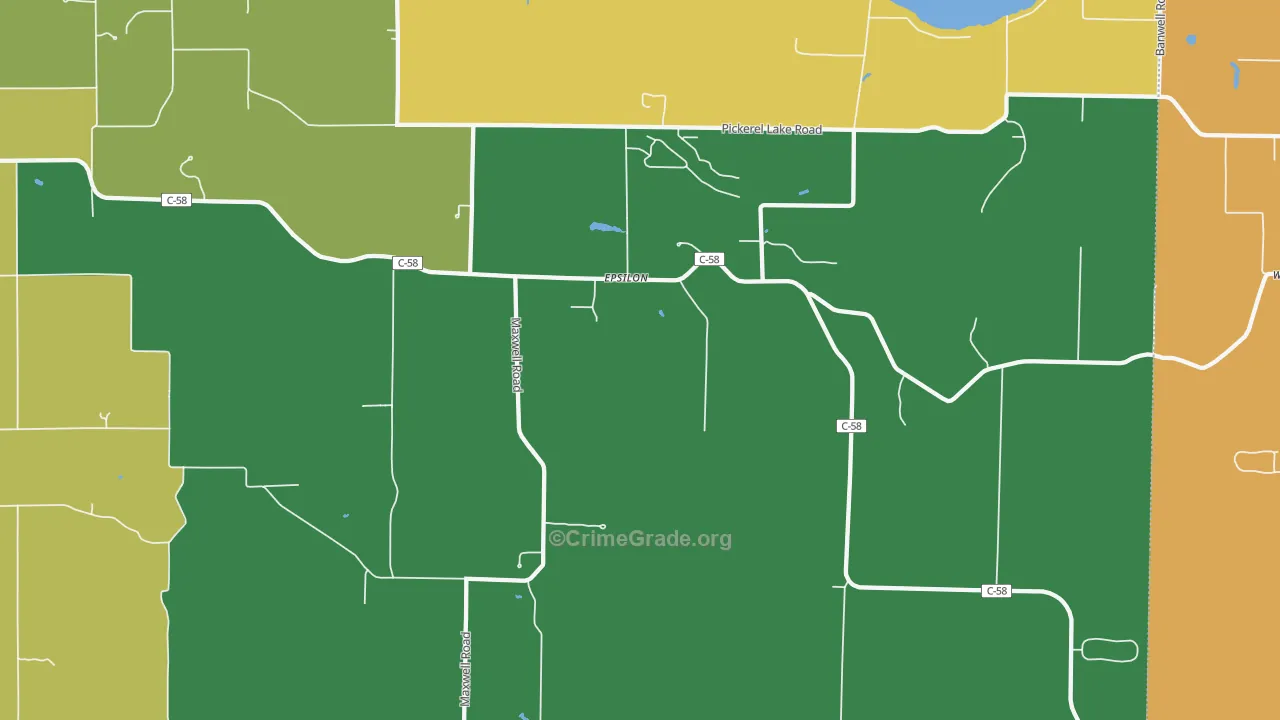 Epsilon, MI Map of Murder Rates