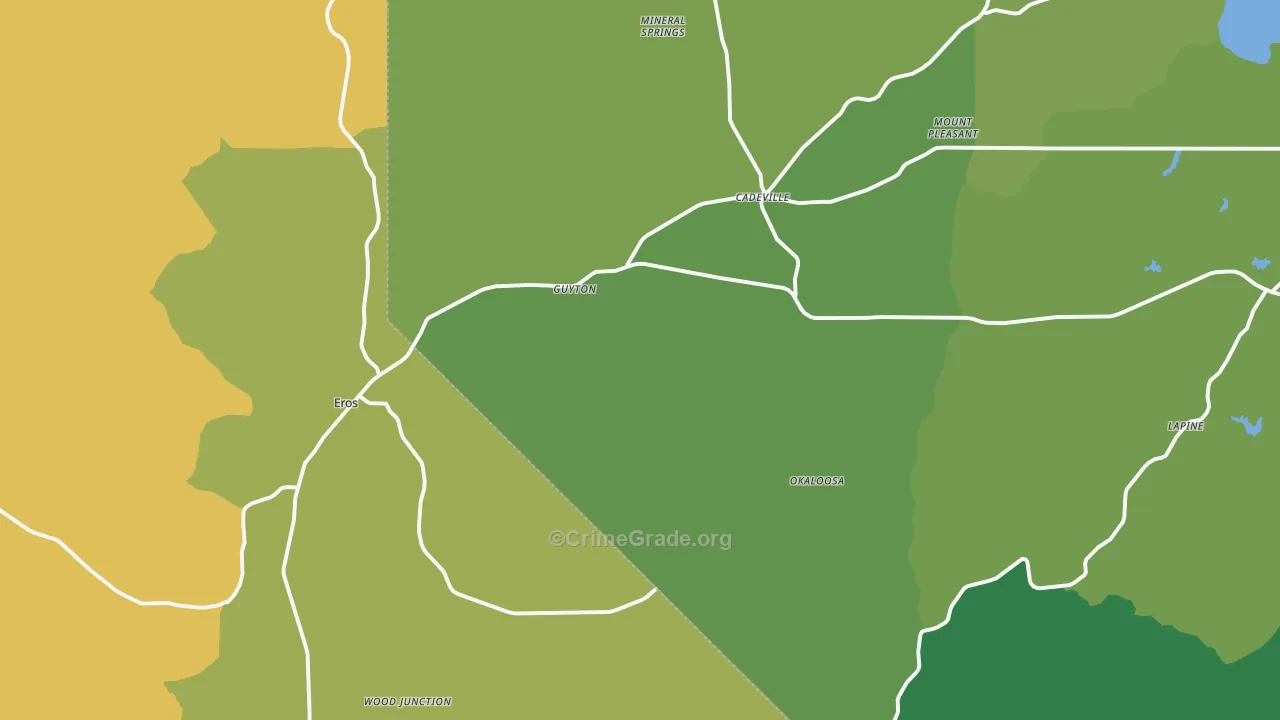 Eros, LA Map of Murder Rates