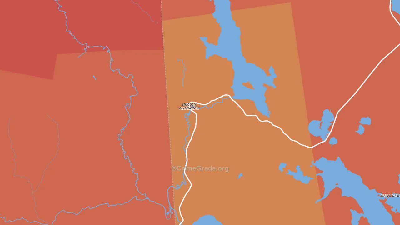Errol, ME Map of Murder Rates