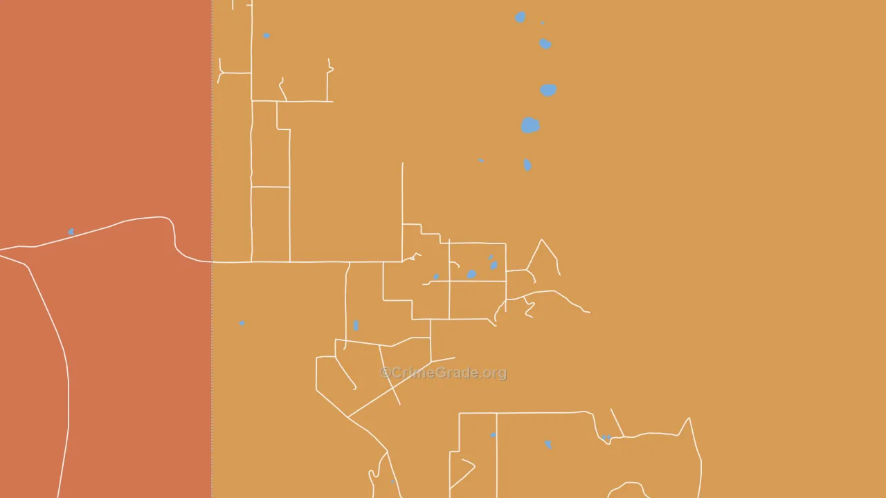 Escudilla Bonita, NM Map of Murder Rates