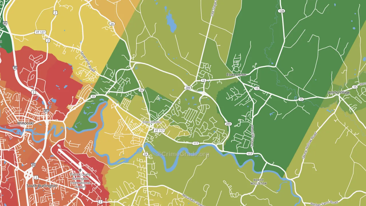 Essex, VT Map of Murder Rates