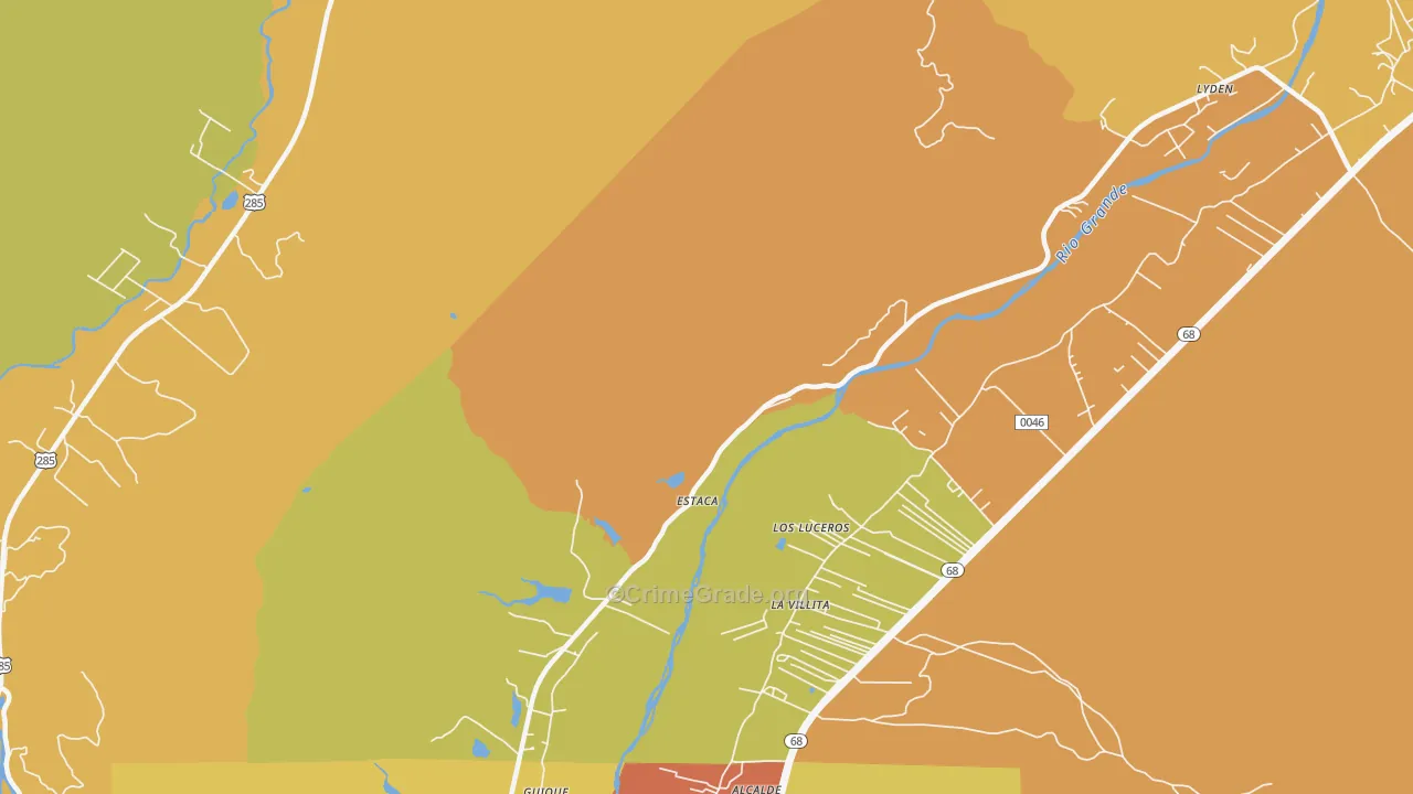 Estaca, NM Map of Murder Rates
