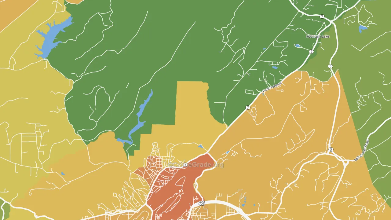 Euclid Heights, AR Map of Murder Rates