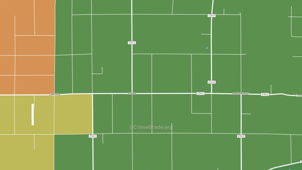 Euren, WI Map of Murder Rates