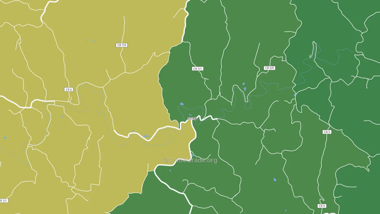 Extra, WV Map of Murder Rates