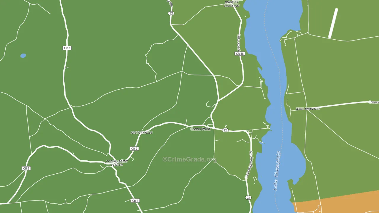 Factoryville, NY Map of Murder Rates
