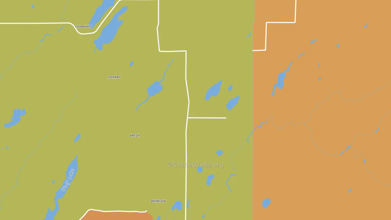 Fairbanks, MN Map of Murder Rates