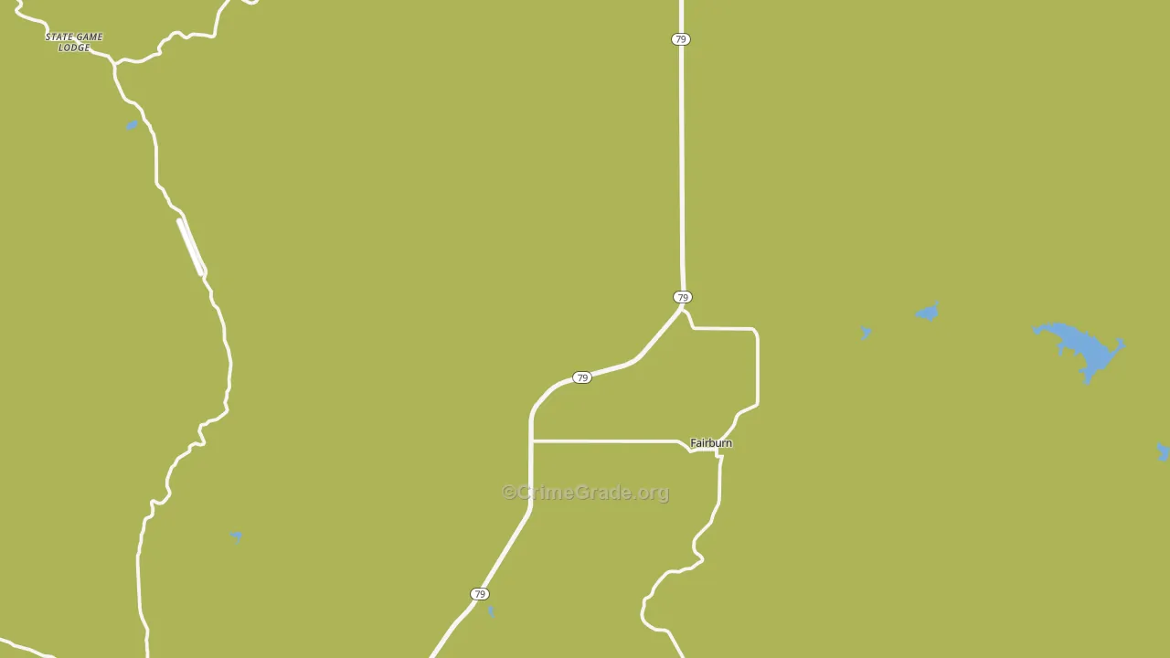 Fairburn, SD Map of Murder Rates