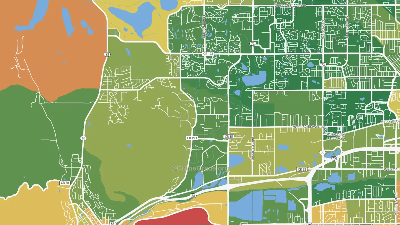 Fairmount, CO Map of Murder Rates