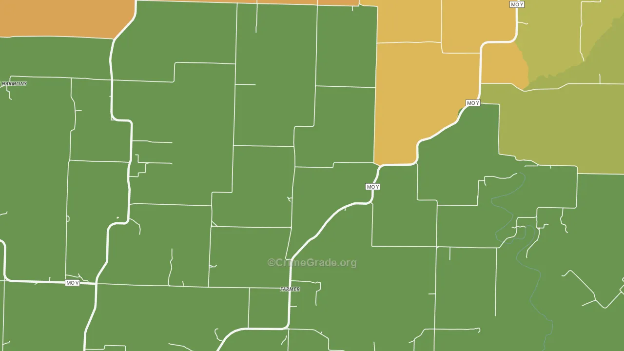 Farmer, MO Map of Murder Rates