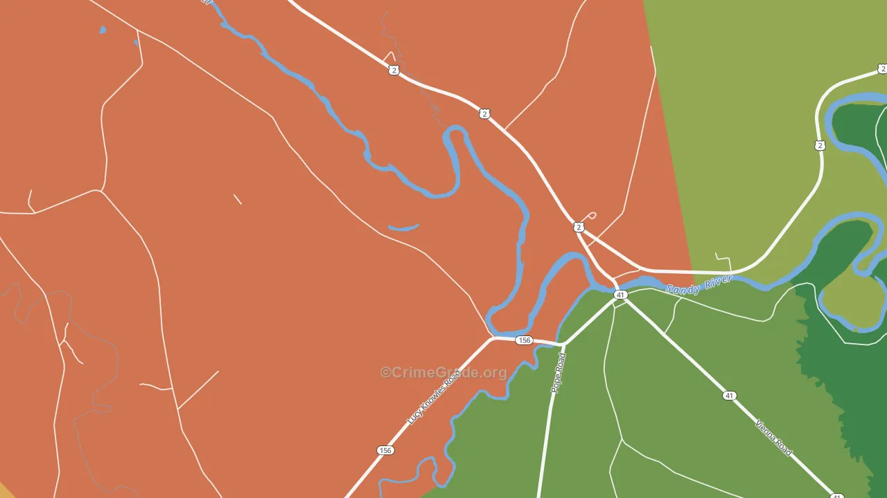 Farmington Falls, ME Map of Murder Rates