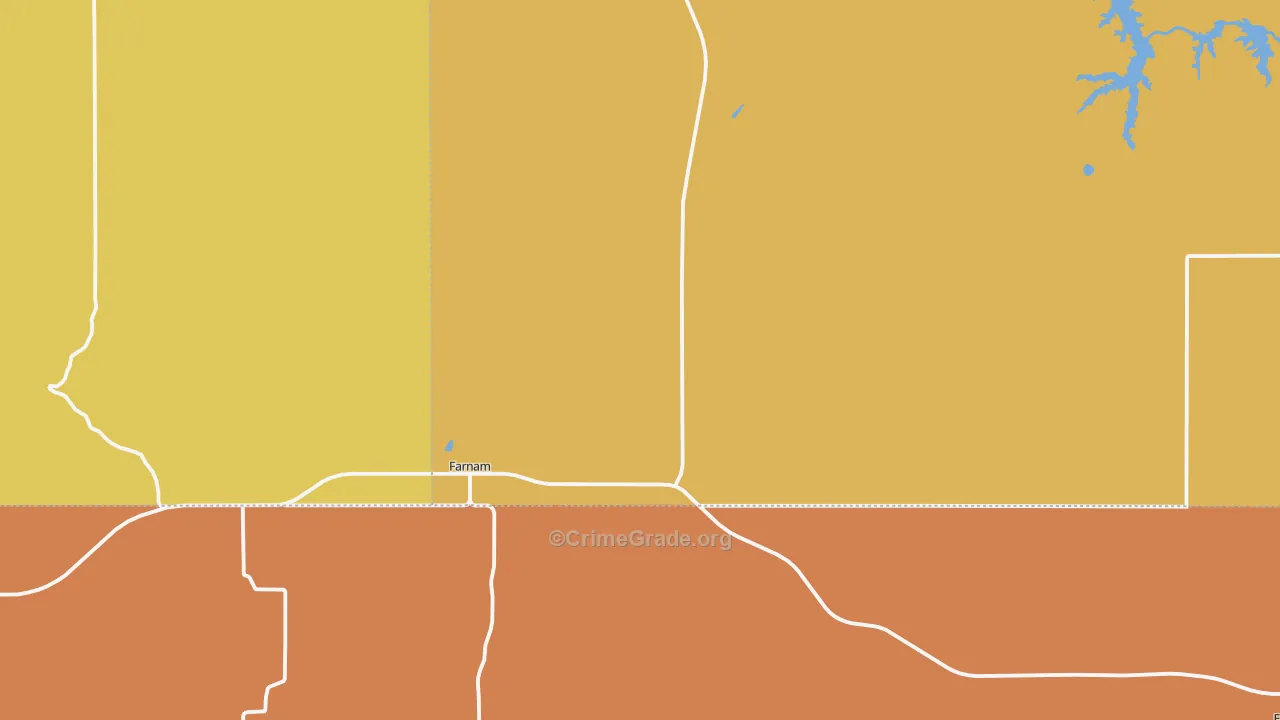 Farnam, NE Map of Murder Rates