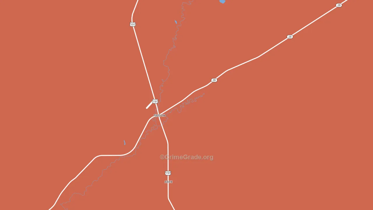 Farson, WY Map of Murder Rates