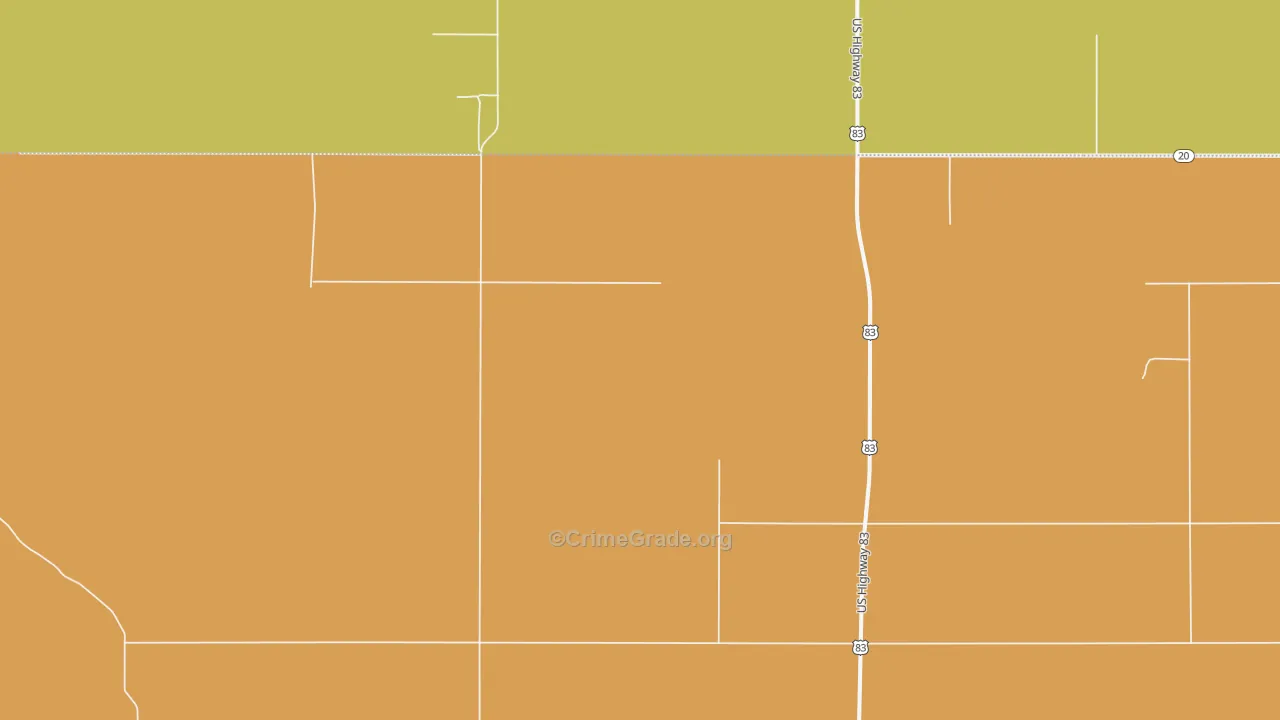 Fayette, SD Map of Murder Rates