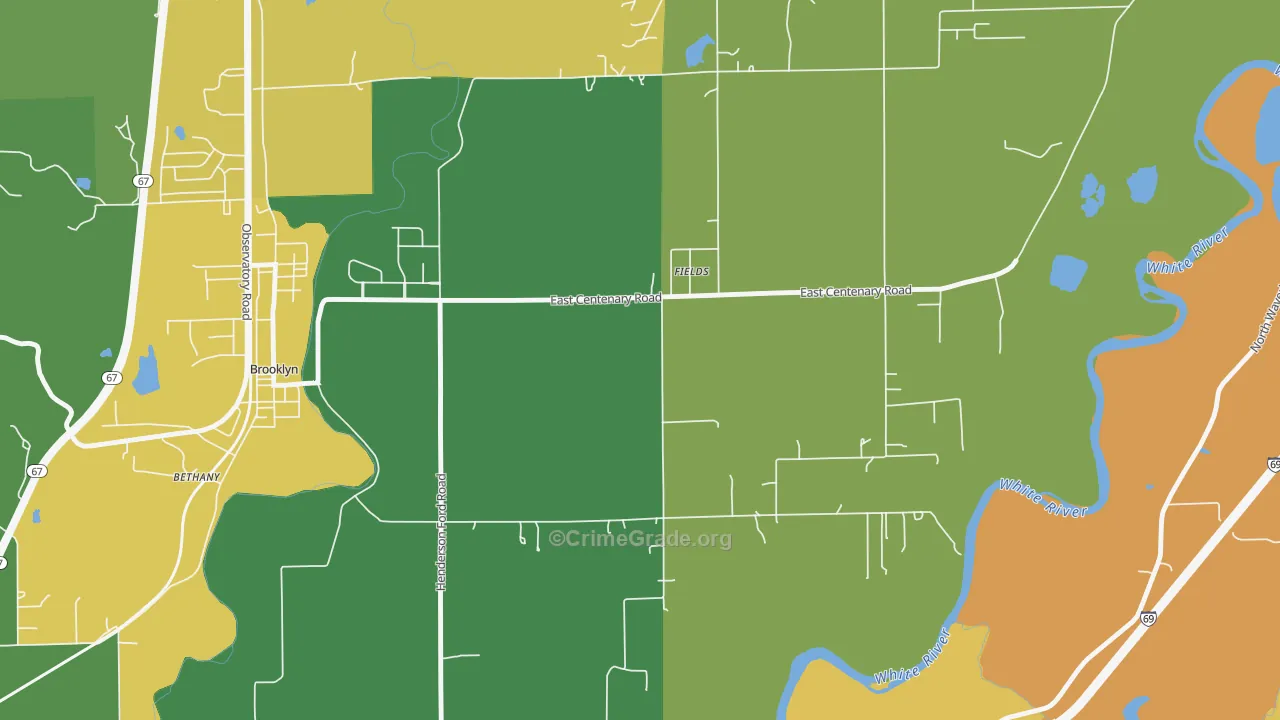 Fields, IN Map of Murder Rates