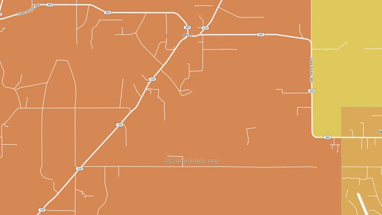 Fields, LA Map of Murder Rates