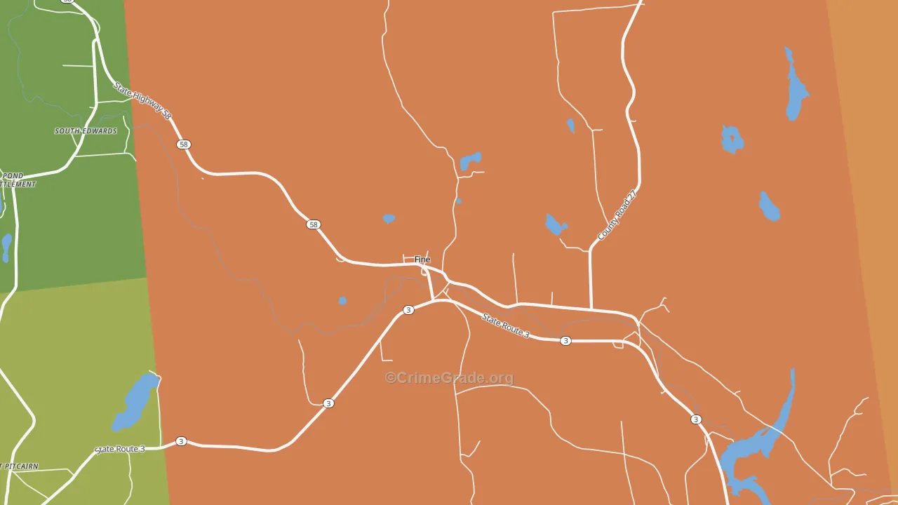 Fine, NY Map of Murder Rates