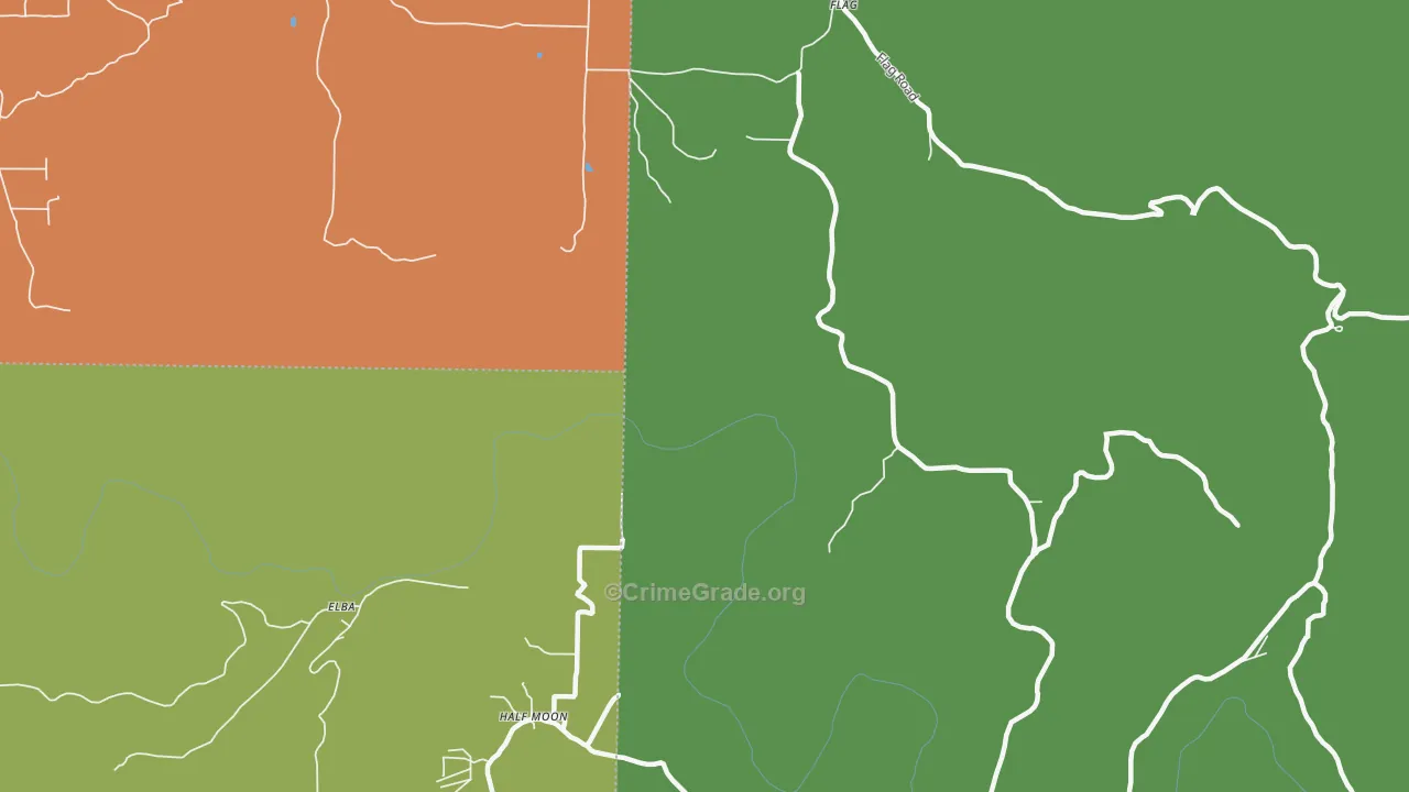 Flag, AR Map of Murder Rates