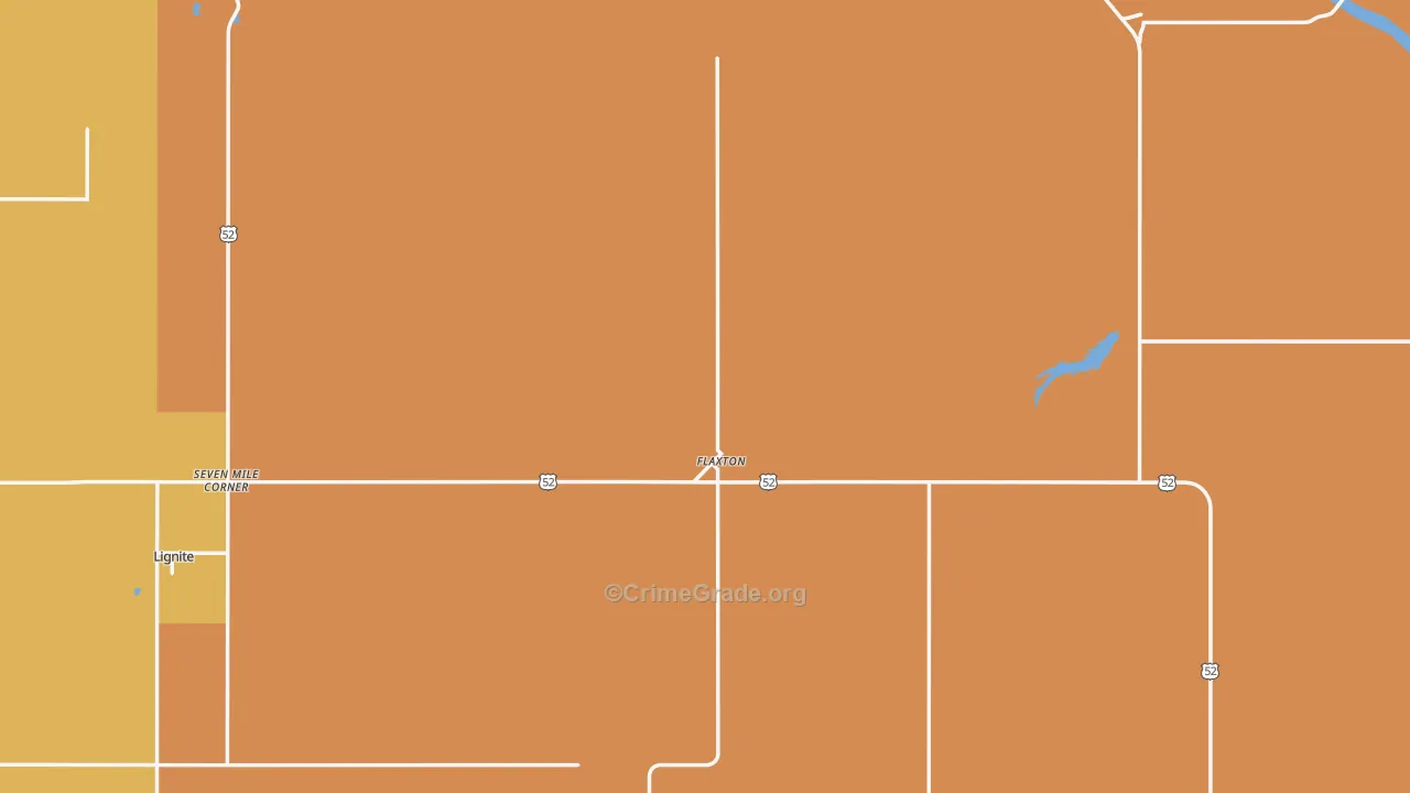 Flaxton, ND Map of Murder Rates