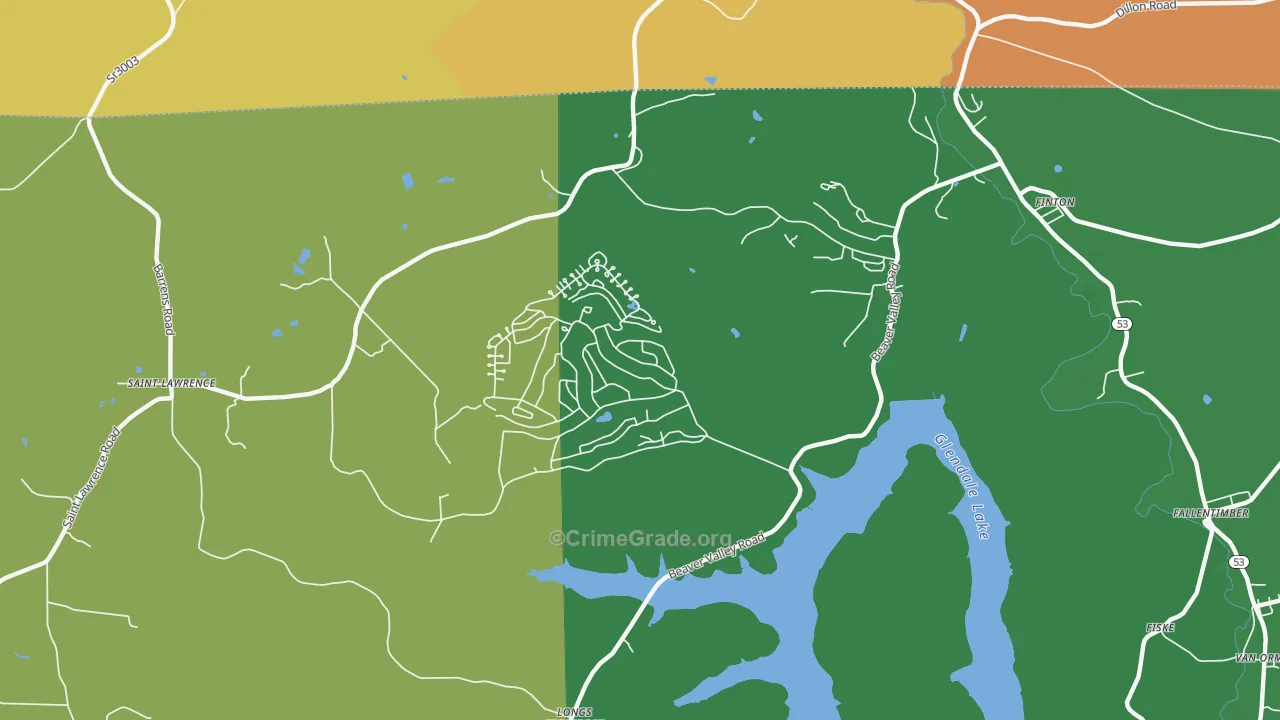 Flinton, PA Map of Murder Rates
