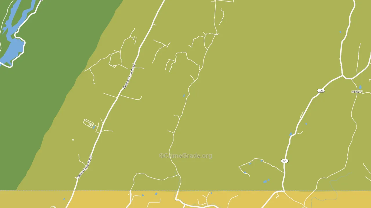 Flintstone, PA Map of Murder Rates