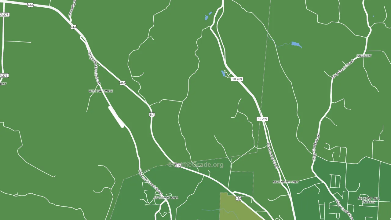 Flowertown, TN Map of Murder Rates
